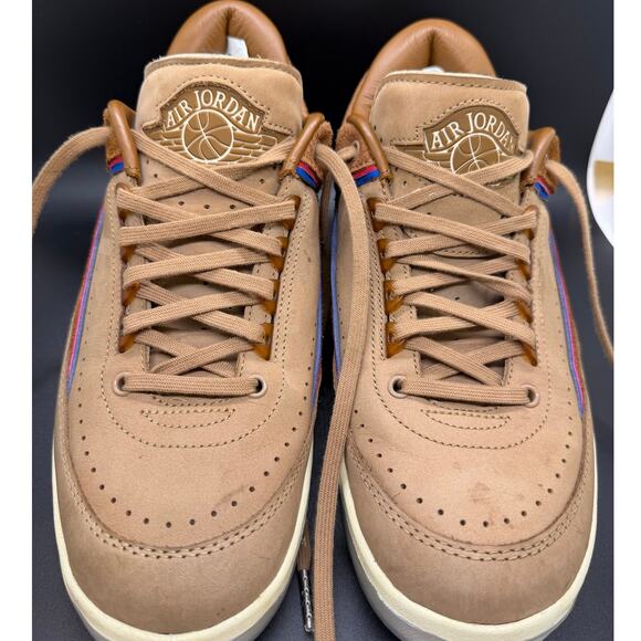 Nike Air Jordan 2 Retro Low Two 18 Rocky Tan Brown-Brit Tan Sz 10 [DV7129-222] main image 11